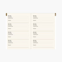 PPP INTERNET LOG BOOK GILDED