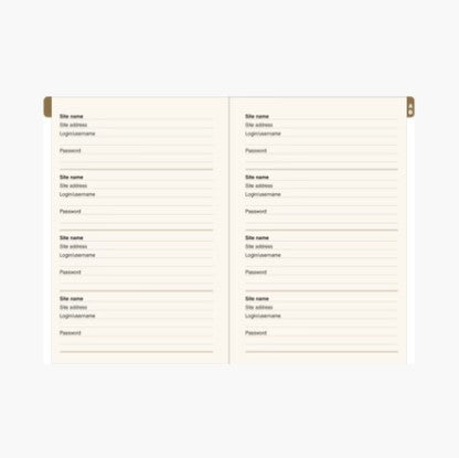 PPP INTERNET LOG BOOK GILDED