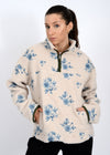 RD PULLOVER MOCK NCK FLRL