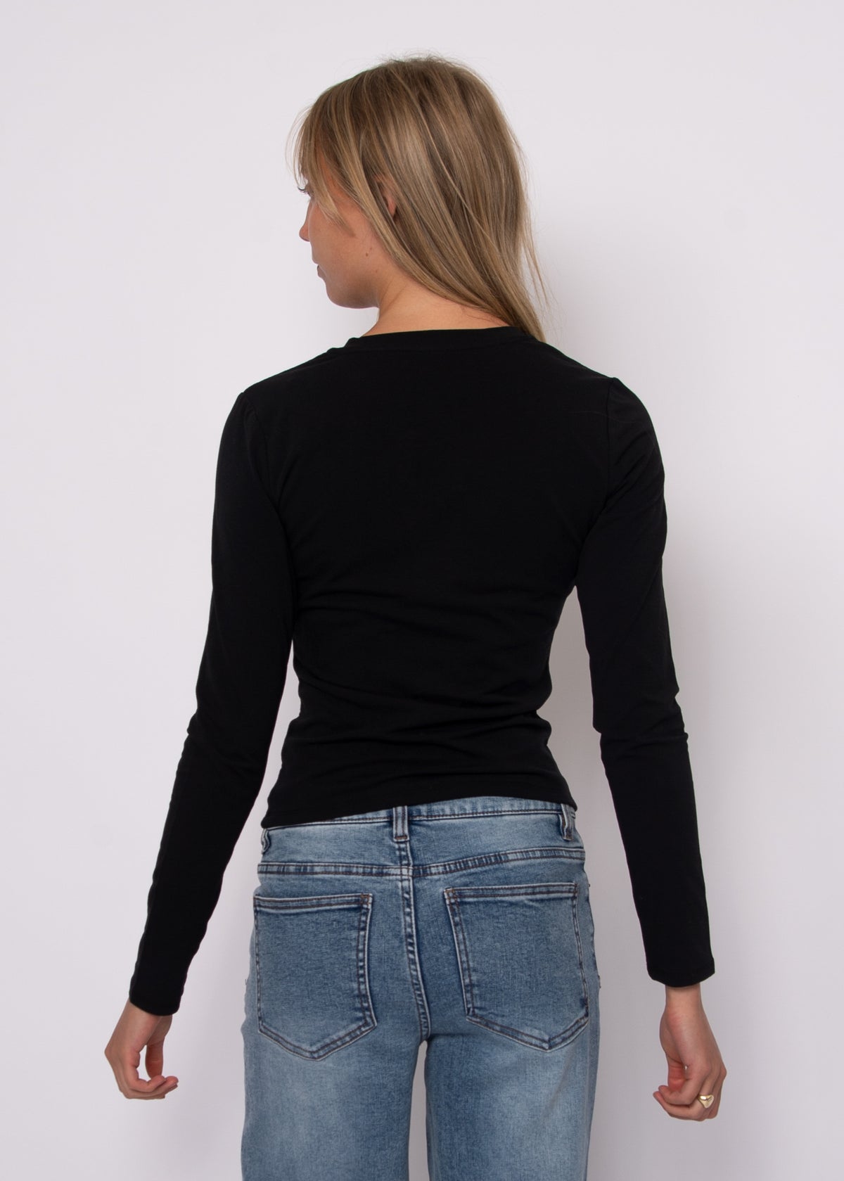 HENLEY LONG SLEEVE COTTON CORE TOP
