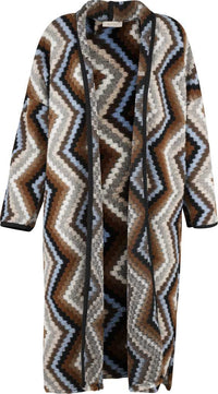 ASTRID ZIGZAG LONG CARDIGAN