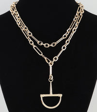 POLISHED LINK CHAIN DROP NECKLACE