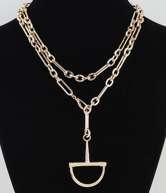 POLISHED LINK CHAIN DROP NECKLACE