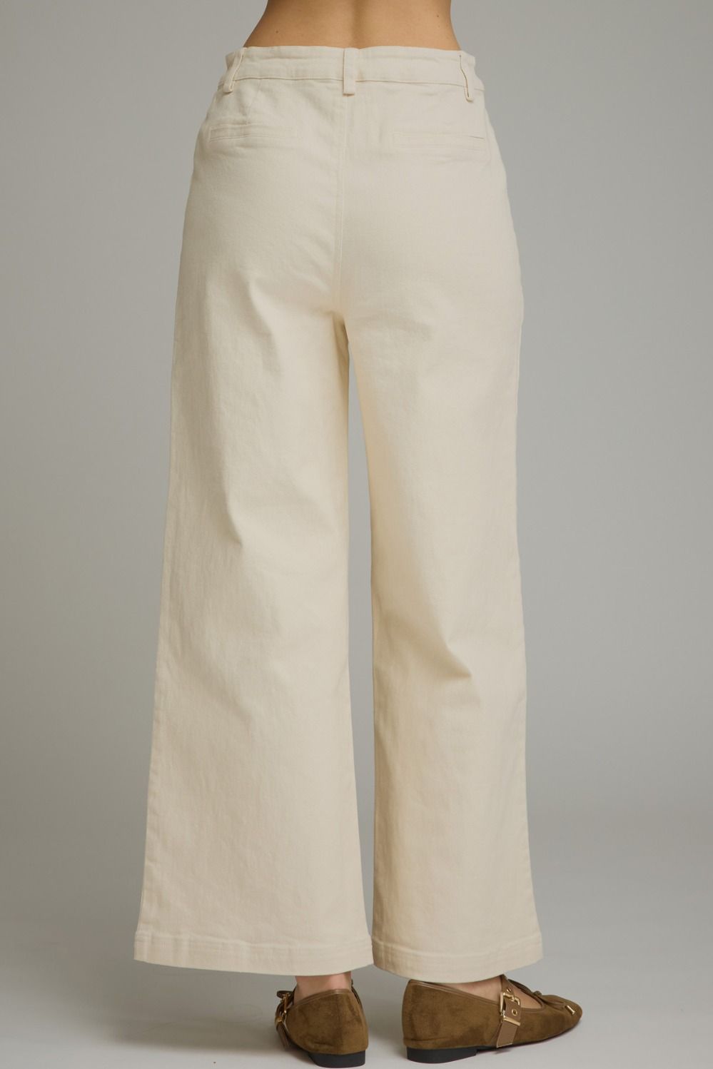 WIDE LEG WITH POCKET ACCENT PANTS