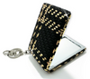 JACQUELINE KENT COMPACT MIRROR WITH KEYRING