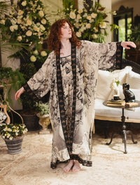 MARKET OF STARS KIMONO OPERA ROBE WITH BELT