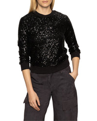 SANCTUARY RELAXED SPARKLE PULLOVER