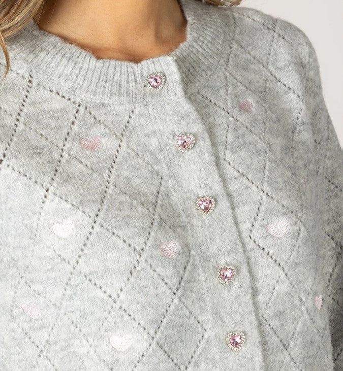 LYLA SWEATER EMBROIDERED HEARTS