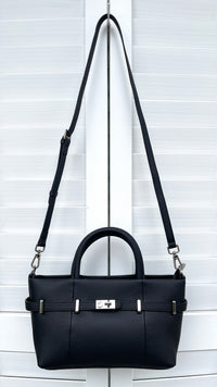 ITALIAN LEATHER SMALL BIRK STYLE BAG