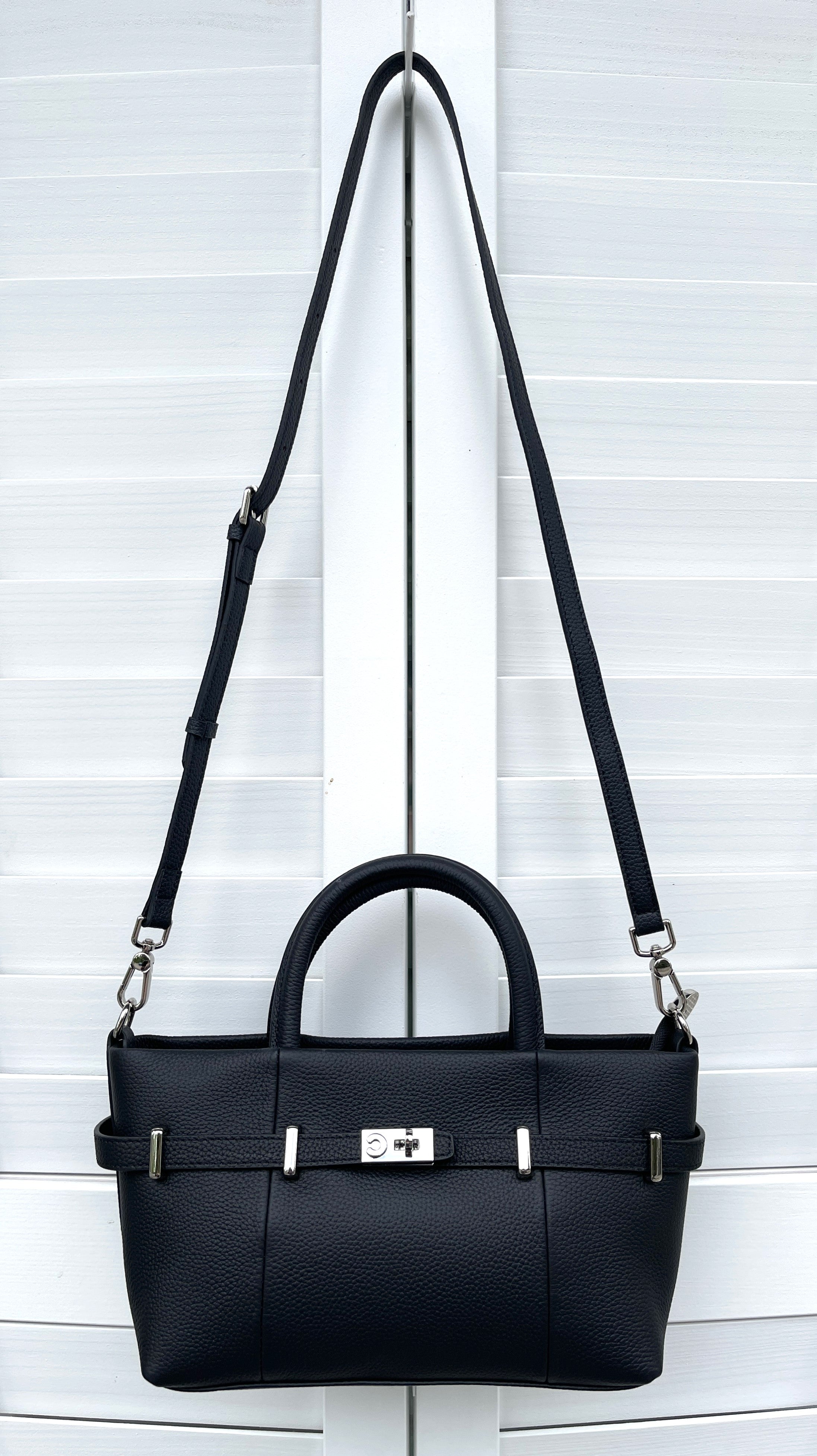 ITALIAN LEATHER SMALL BIRK STYLE BAG