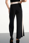 JOSEPH RIBKOFF COLOUR BLOCK WIDE LEG PANT