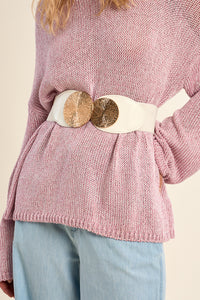 MOLLY BELT STRETCH DOUBLE HARDWARE