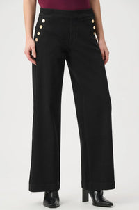 JOSEPH RIBKOFF  WIDE LEG BTTN PANTS