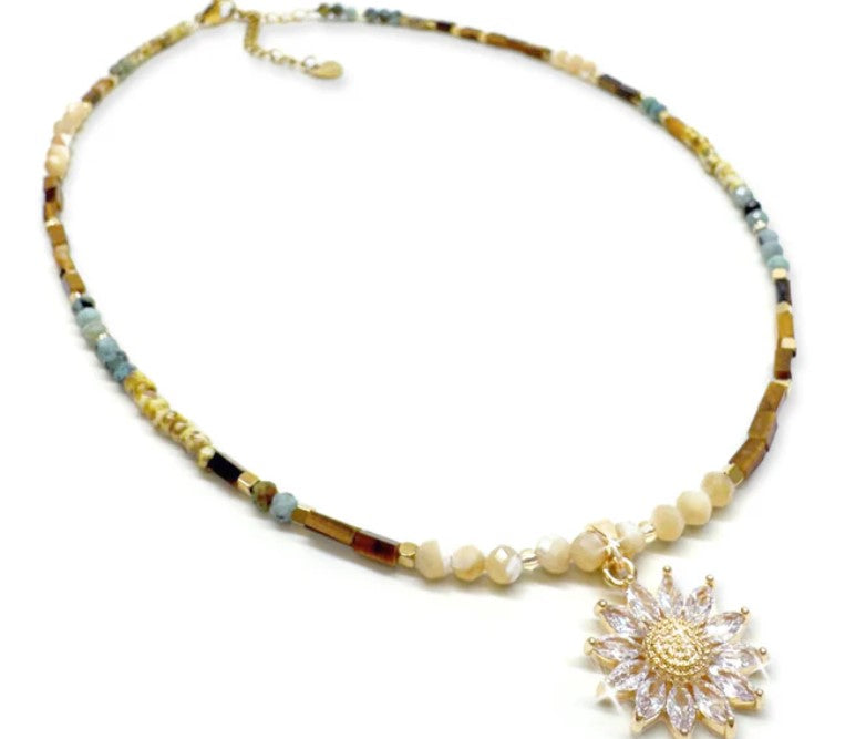 JACQUELINE KENT DAISY NECKLACE