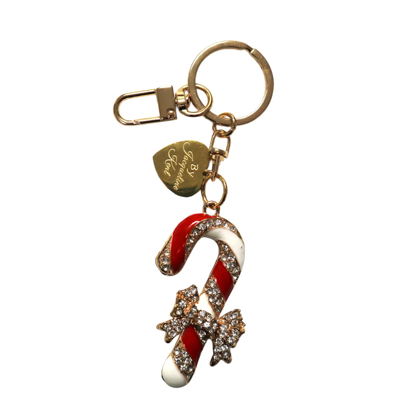 JK PURSE CHARM CANDY CANE