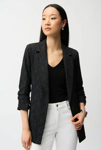RIBKO BLAZER WOVERN JACQUARD