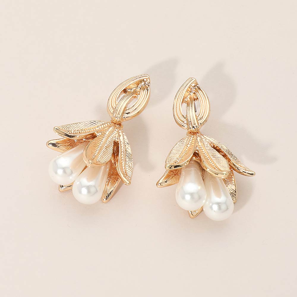WON EARRING TDROP LEAF