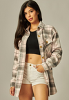 OVERSIZED PLAID FLANNEL SHACKET