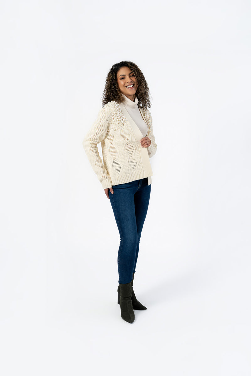 FUN PEARL CARDIGAN