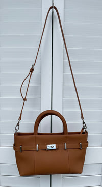ITALIAN LEATHER SMALL BIRK STYLE BAG