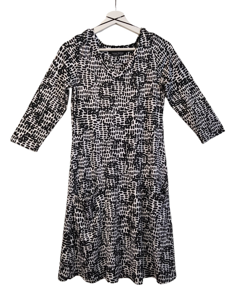 TANGO MANGO DRESS 3/4 SLEEVE DOUBLE POCKET