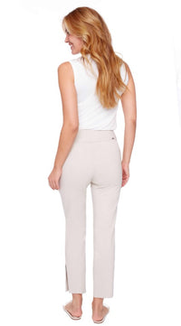 UP PANT PULL ON LINEN EFFECT ANKLE