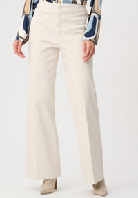 JOSEPH RIBKOFF PANT STRETCH DENIM HIGH RISE WIDE LEG