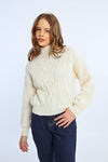 MOLLY BRACKEN TURTLENECK KNIT SWEATER