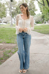 JUDY JEANS HI RIS WD LEG STARRY FLAIR