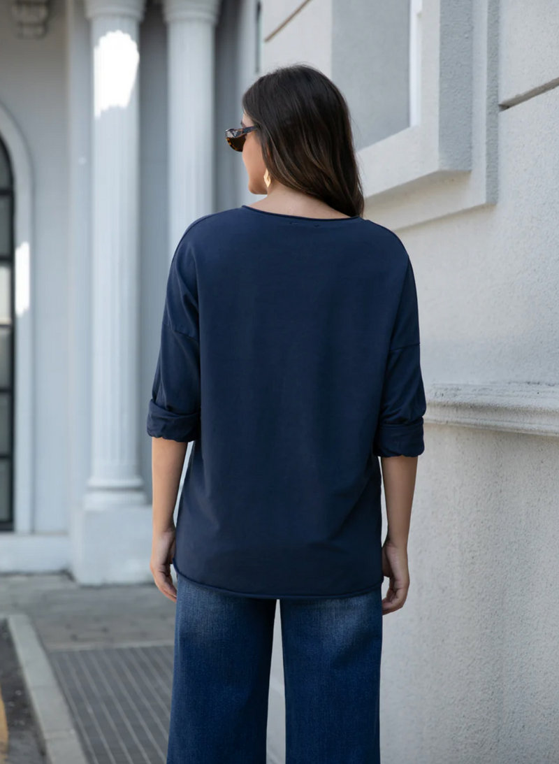 ORANGE PULLOVER LG BOW