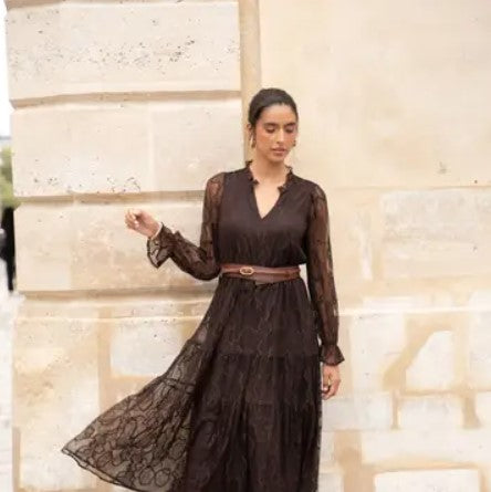 CHOK P DRESS LONG LACE