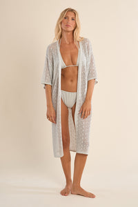 MOLLY KIMONO OPEN FRONT MIDI