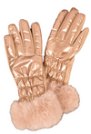 CATHERINE PUFFER FAUX FUR GLOVE