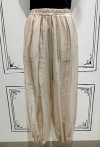 BALLOON  ELASTIC WAIST PANT