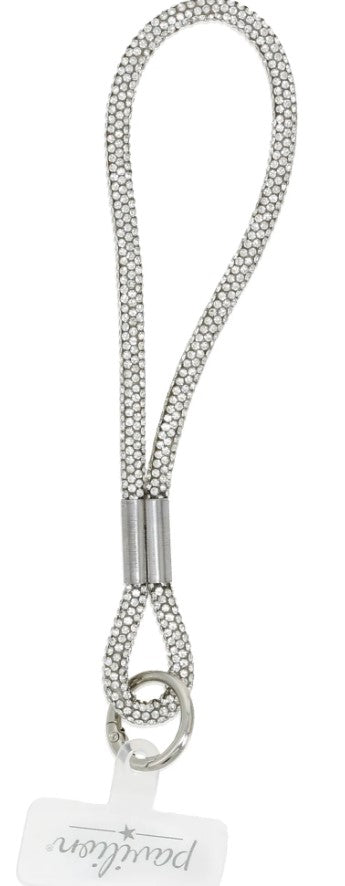 PAV PHONE WRIST STRAP SOFT GEMMED