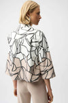 JOSEPH RIBKOFF ABSTRACT PRINT SWING JACKET