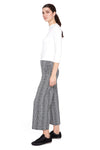 UP! PANT CROP HOUNDSTOOTH