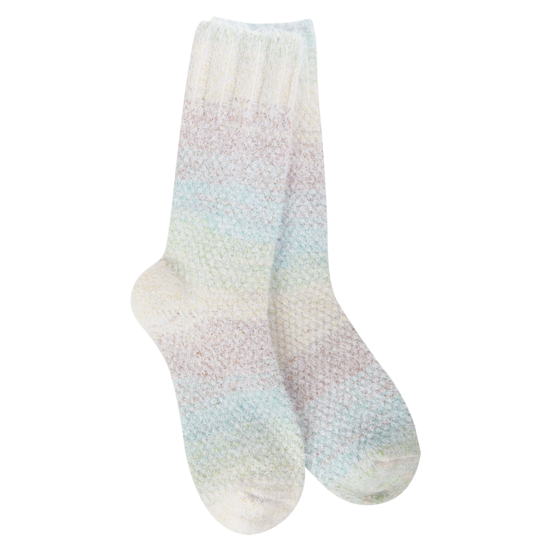 WORLD'S SOFTEST SOCKS OMBRE FEATHER CREW