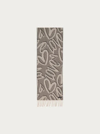 FRAAS SCARF LOVE GREY