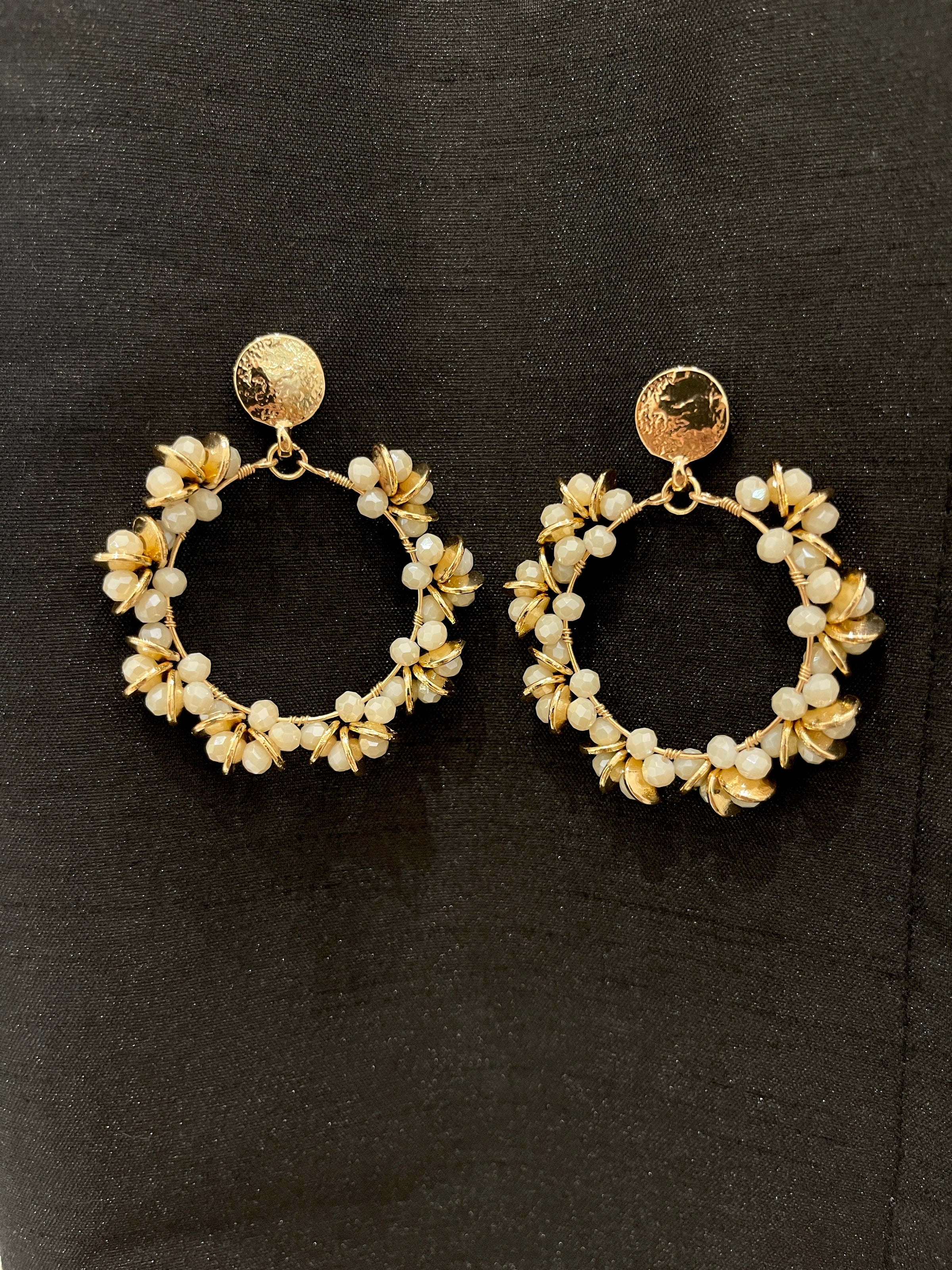 MERX BEADED HOOP