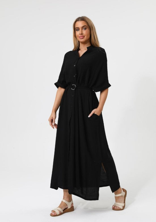 MAXI DRESS SHIRT STYLE