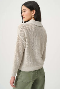 RIBKOFF SWEATER SEQUIN POLO