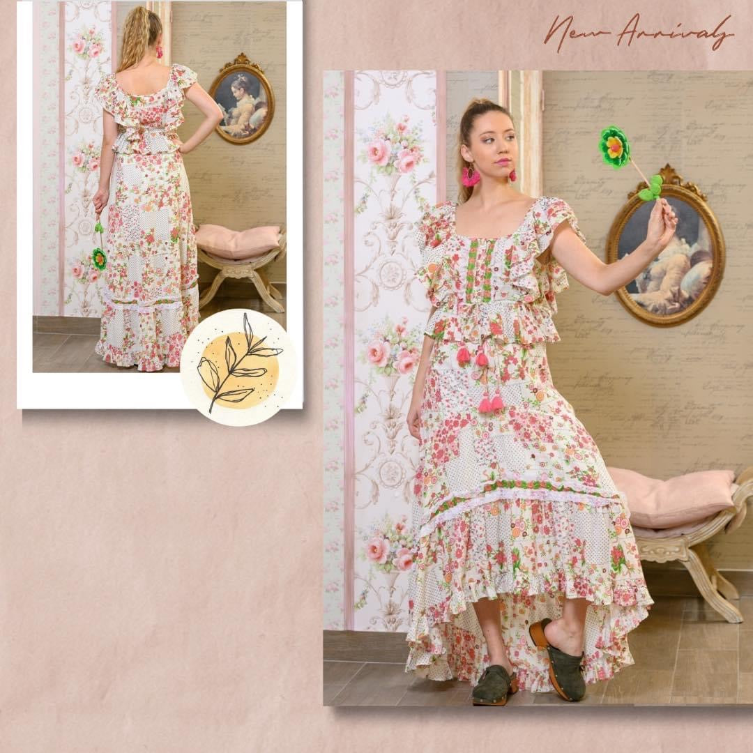 VATCH SKIRT PATCHWORK HILOW