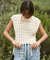 RIBBED TURTLENECK FRINGE HEM SWEATER TOP