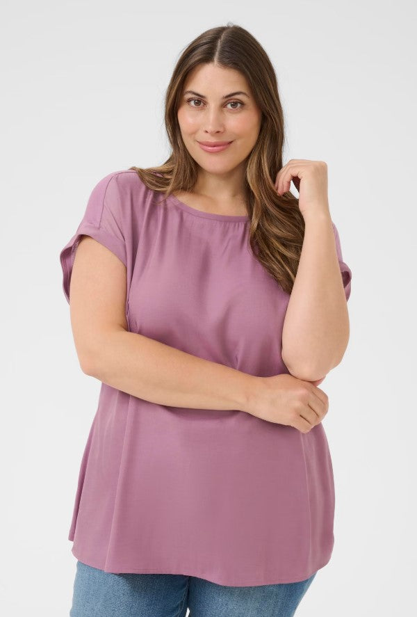 KAFFE CURVE WING SLEEVE BLOUSE