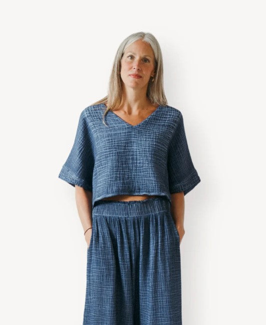 POKO TOP CRINKLE CROP
