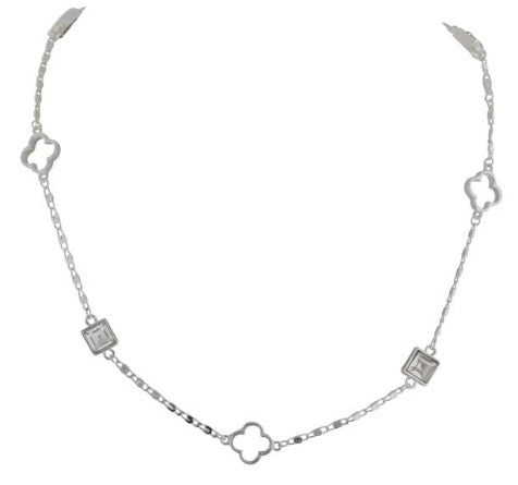 MERX NECKL STATION FLOWER SQR