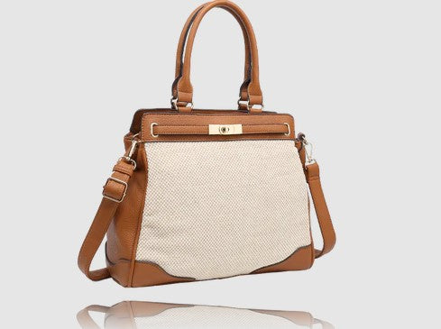 LAVOLTA BAG MED SQUARE SATCHEL W/BELT TOP