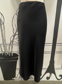 SATIN ALINE MAXI SKIRT