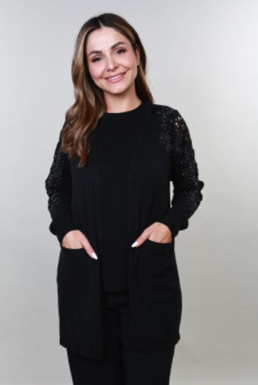 ALINA CARDI LACE BEAD SLEEVE